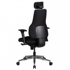 Kancelárska stolička Lener, 149 cm, čierna - 5