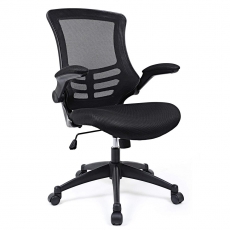Kancelárska stolička Lenny, čierna - 1