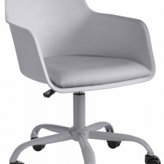 Kancelárska stolička Lesli, sivá - 1