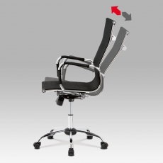 Kancelárska stolička Lexa (súprava 2 ks), čierna - 4