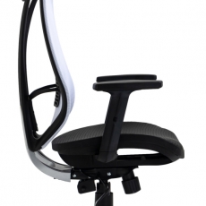 Kancelárska stolička Libolo, biela - 3
