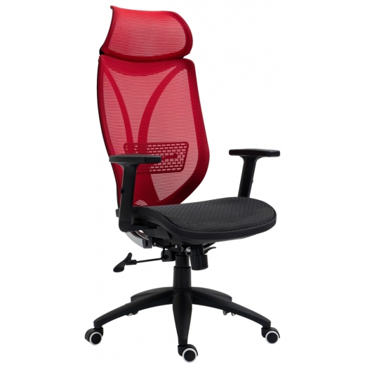 Kancelárska stolička Libolo, červená - 1
