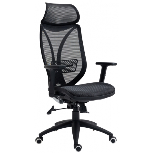 Kancelárska stolička Libolo, čierna - 1