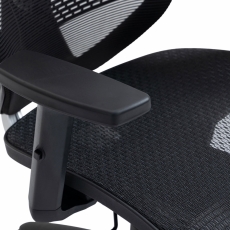 Kancelárska stolička Libolo, čierna - 6