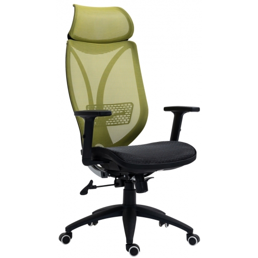 Kancelárska stolička Libolo, zelená - 1
