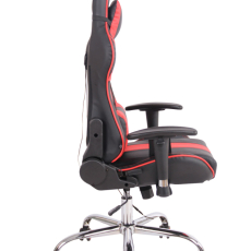 Kancelárska stolička Limit XM s masážnou funkciou, syntetická koža, čierna / červená - 3
