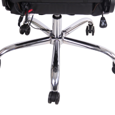 Kancelárska stolička Limit XM s masážnou funkciou, syntetická koža, čierna / hnedá - 8