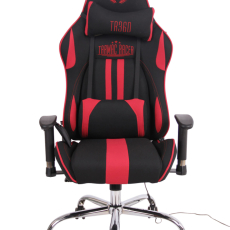 Kancelárska stolička Limit XM s masážnou funkciou, textil, čierna / červená - 2