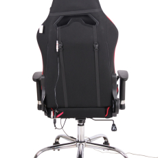 Kancelárska stolička Limit XM s masážnou funkciou, textil, čierna / červená - 4