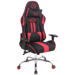 Kancelárska stolička Limit XM s masážnou funkciou, textil, čierna / červená