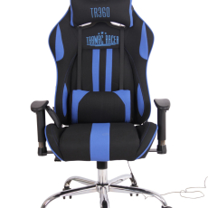 Kancelárska stolička Limit XM s masážnou funkciou, textil, čierna / modrá - 2