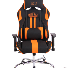 Kancelárska stolička Limit XM s masážnou funkciou, textil, čierna / oranžová - 2