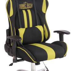 Kancelárska stolička Limit XM s masážnou funkciou, textil, čierna / zelená - 1