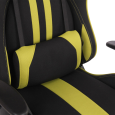 Kancelárska stolička Limit XM s masážnou funkciou, textil, čierna / zelená - 6