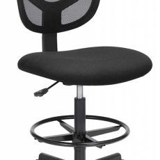 Kancelárska stolička Lindet, čierna - 1