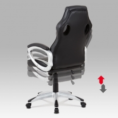 Kancelárska stolička Lois, čierna/sivá - 3