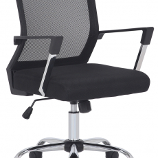 Kancelárska stolička Mableton, čierna/čierna - 1