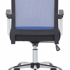 Kancelárska stolička Mableton, čierna/modrá - 5