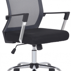 Kancelárska stolička Mableton, čierna/šedá - 1