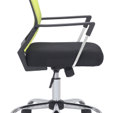 Kancelárska stolička Mableton, čierna/zelená - 2
