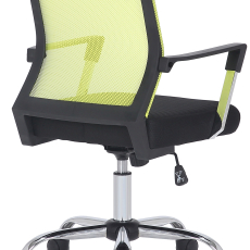 Kancelárska stolička Mableton, čierna/zelená - 3