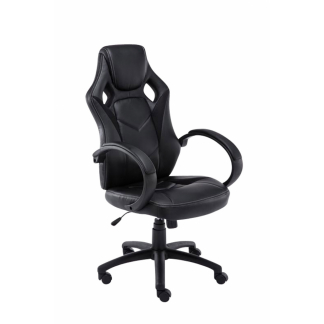 Kancelárska stolička Magnus, čierna / čierna