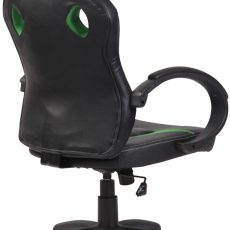 Kancelárska stolička Magnus, čierna / zelená - 4