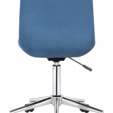 Kancelárska stolička Medford, zamat, modrá - 5