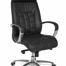Kancelárska stolička Mener, 128 cm, čierna - 1