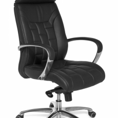 Kancelárska stolička Mener, 128 cm, čierna - 2