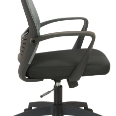 Kancelárska stolička Merlin, čierna / šedá - 3