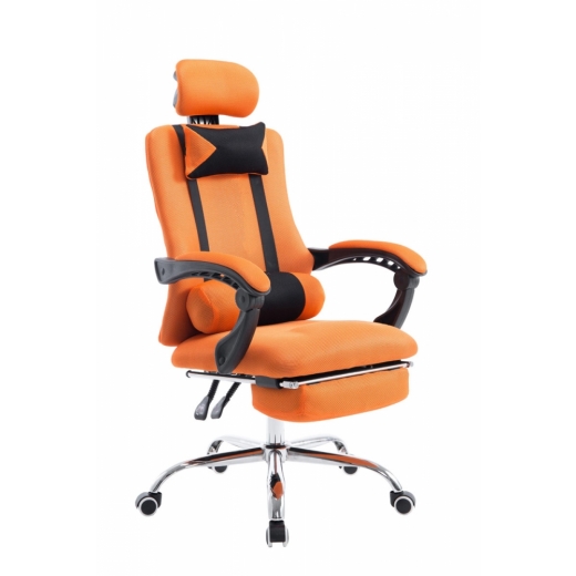Kancelárska stolička Mesian, oranžová - 1