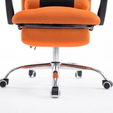 Kancelárska stolička Mesian, oranžová - 8