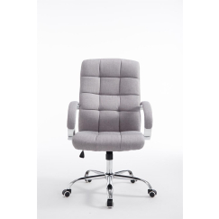 Kancelárska stolička Mikos, textil, šedá