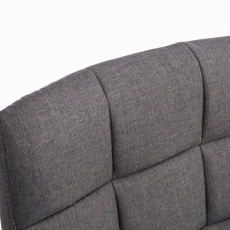 Kancelárska stolička Mikos, textil, tmavo šedá - 5