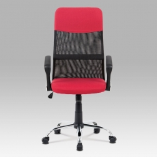 Kancelárska stolička Monica, červená/čierna - 5
