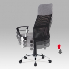 Kancelárska stolička Monica, sivá/čierna - 3