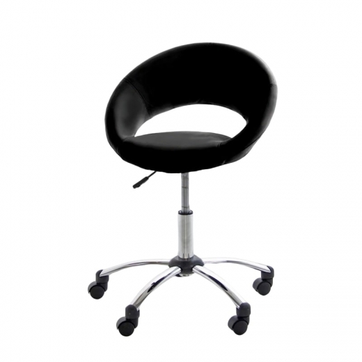 Kancelárska stolička na kolieskach Sunny čierna - 1