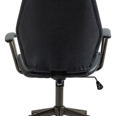Kancelárska stolička Nampa, syntetická koža, čierna - 5