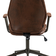 Kancelárska stolička Nampa, syntetická koža, koňaková - 5