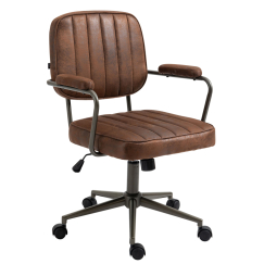Kancelárska stolička Natrona, syntetická koža, čierna