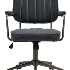 Kancelárska stolička Natrona, syntetická koža, koňaková - 2