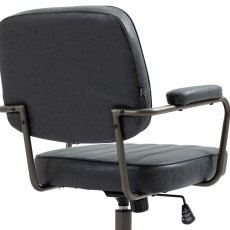 Kancelárska stolička Natrona, syntetická koža, koňaková - 8