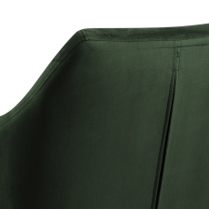 Kancelárska stolička Nora, tkanina, tmavo zelená - 3