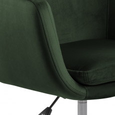 Kancelárska stolička Nora, tkanina, tmavo zelená - 10