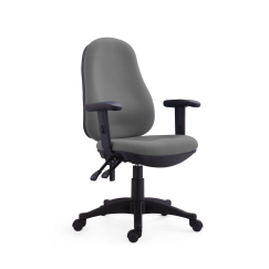 Kancelárska stolička Norton, textil, sivá