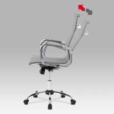 Kancelárska stolička Novia (súprava 2 ks), sivá - 4