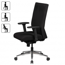 Kancelárska stolička Pener, 120 cm, čierna - 3