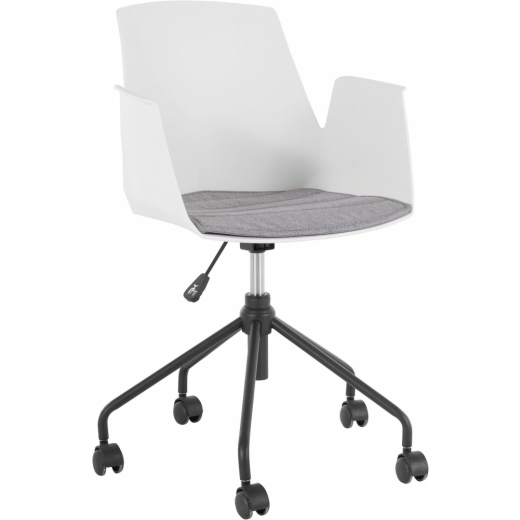 Kancelárska stolička Peppe, biela - 1