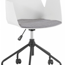 Kancelárska stolička Peppe, biela - 1